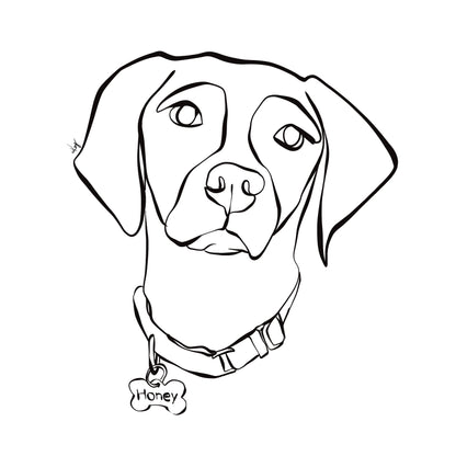 Your Pet as Line Art