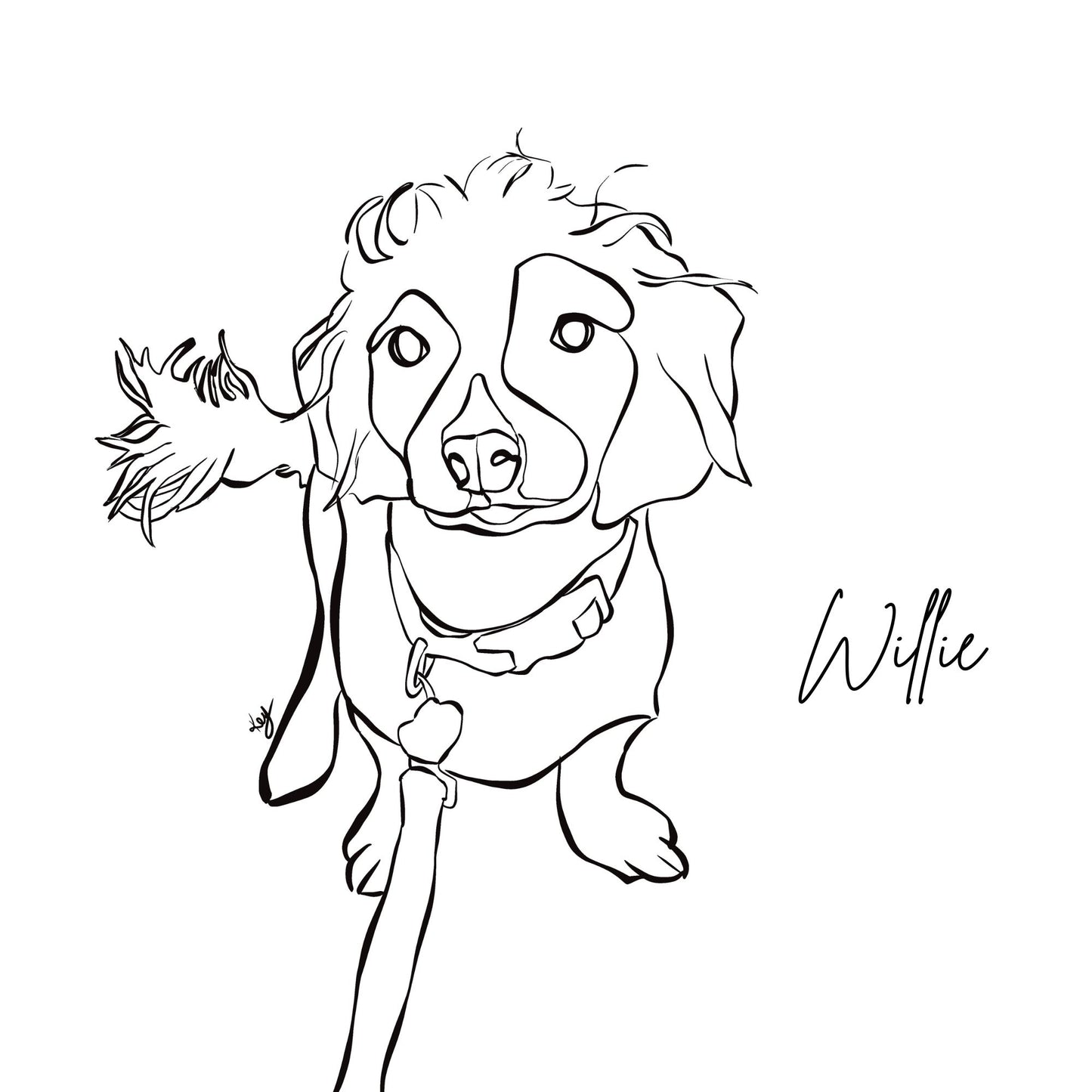 Your Pet as Line Art