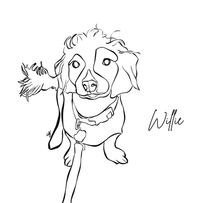 Your Pet as Line Art
