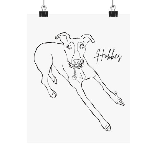 Custom Line Art Poster
