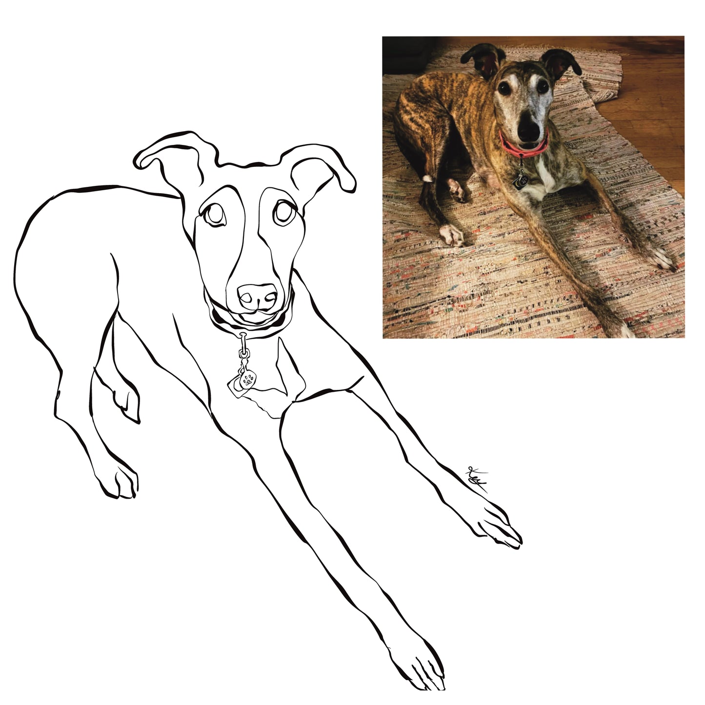 Your Pet as Line Art
