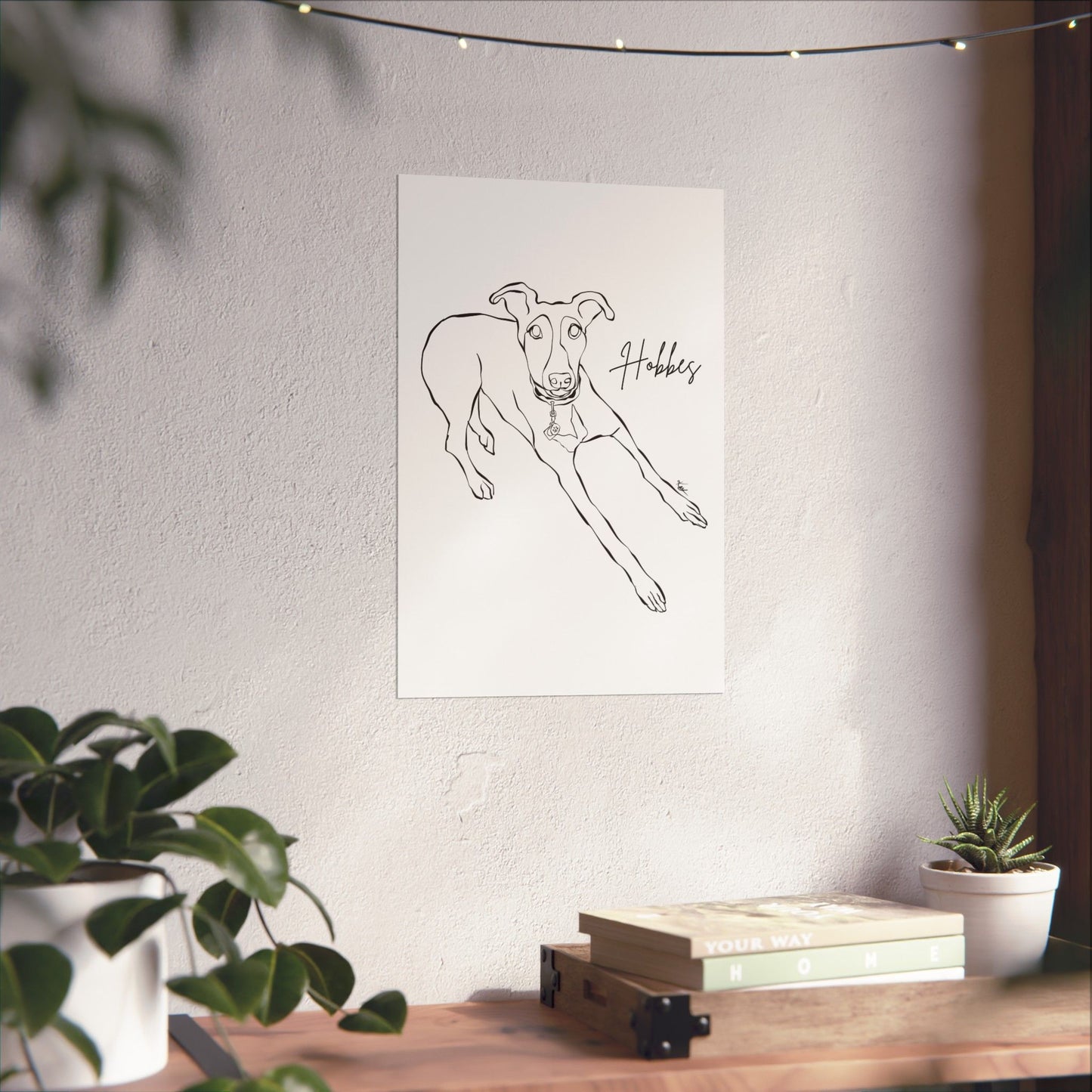 Custom Line Art Poster